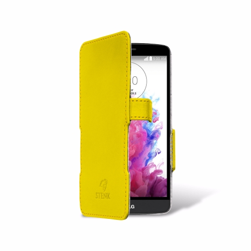 чохол-книжка на LG G3 Stylus Duo D690 Жовтий Stenk Сняты с производства фото 2