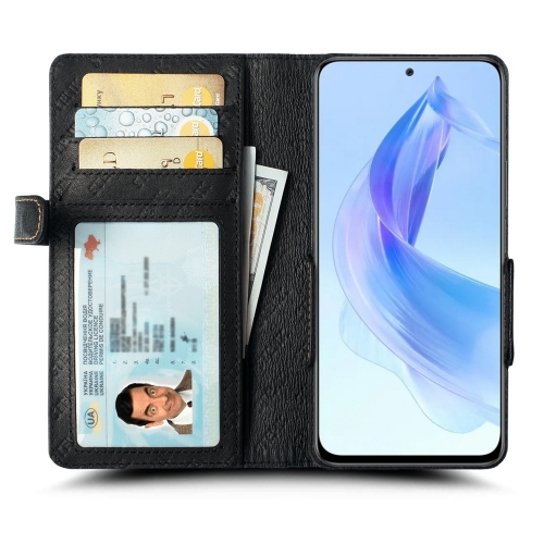 чехол-книжка на HuaWei Honor 90 Lite Черный Stenk Wallet фото 2