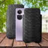 Футляр Stenk Sportage Python для OPPO Reno10 Pro Чёрный