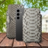 Футляр Stenk Sportage Python для Samsung Galaxy S24 Plus Натуральный