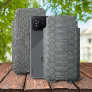 Футляр Stenk Sportage Python для ASUS ROG Phone 8 Серый
