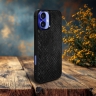Накладка SkinBacker Mini Python Scales для Apple iPhone 16 Чорний