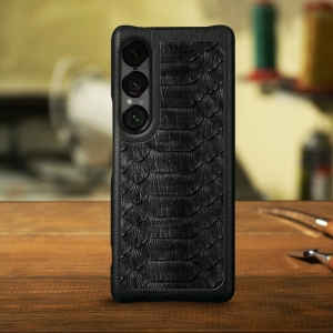 Накладка Stenk ExBacker Python Scales Sony Xperia 1 VII Чорний