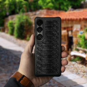 Накладка Stenk ExBacker Python Scales Sony Xperia 1 VII Чорний