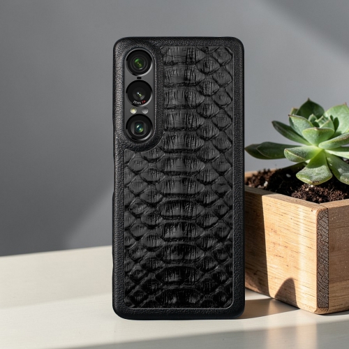 бампер на Sony Xperia 1 VII Черный Stenk ExBacker фото 1