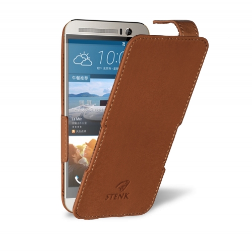 чохол-фліп на HTC One M9 Plus Світло-коричневий Stenk Сняты с производства фото 2