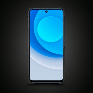 Шкіряна накладка Stenk WoodBacker для TECNO Camon 19 Чорна