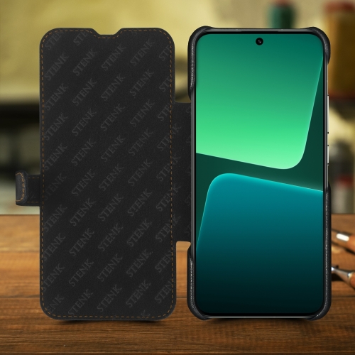чехол-книжка на Xiaomi 13 Черный Stenk Premium фото 2