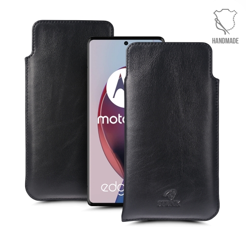 чехлы-футляры на Motorola Edge 30 Ultra Черный Stenk Elegance фото 1