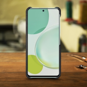 Шкіряна накладка Stenk Cover для HuaWei Nova 11i Чорна