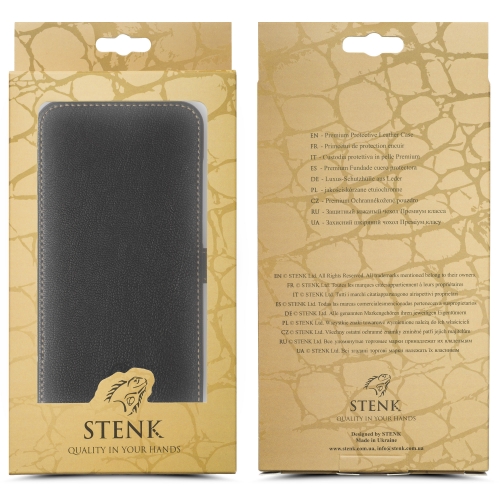 чохол-книжка на Meizu Note 9 Чорний Stenk Premium фото 5