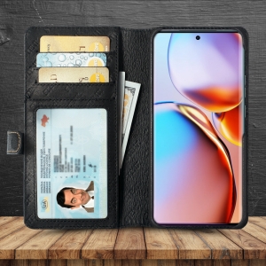 Чохол-портмоне Stenk Premium Wallet для Motorola Edge Plus (2023) Чорний
