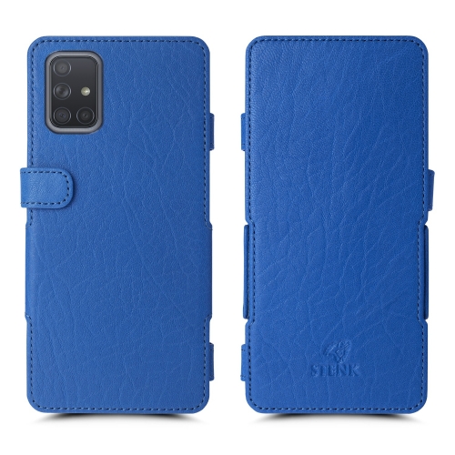 чехол-книжка на Samsung Galaxy A71 Ярко-синий Stenk Prime фото 1