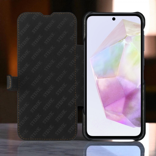 чехол-книжка на Samsung Galaxy A35 Черный Stenk Premium фото 2