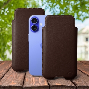 Футляр Stenk Sportage для Apple iPhone 16 Коричневый