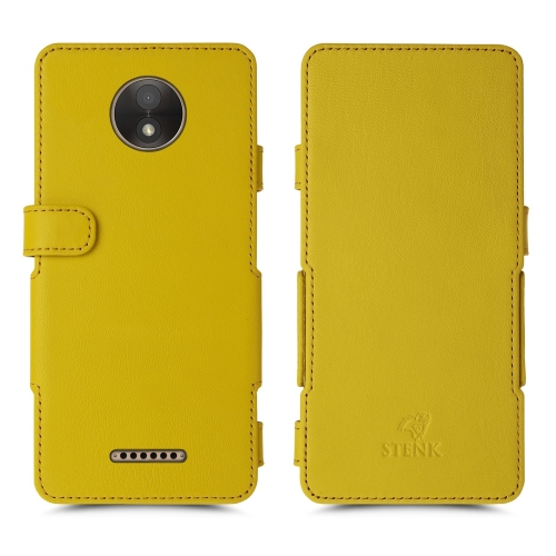 чохол-книжка на Motorola Moto C Plus (XT1723) Жовтий Stenk Сняты с производства фото 1