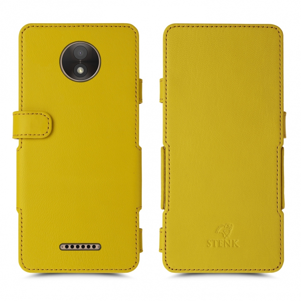 

Чехол книжка Stenk Prime для Motorola Moto C Plus (XT1723) Желтый