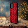 Накладка SkinBacker Python Scales для Apple iPhone 16 Красный
