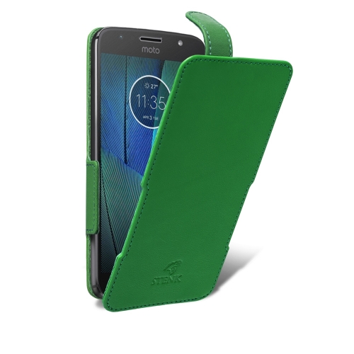 чохол-фліп на Motorola Moto G5S Plus Зелений Stenk Prime фото 2
