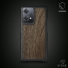 Кожаная накладка Stenk WoodBacker для OnePlus Nord CE 2 Lite 5G Чёрная
