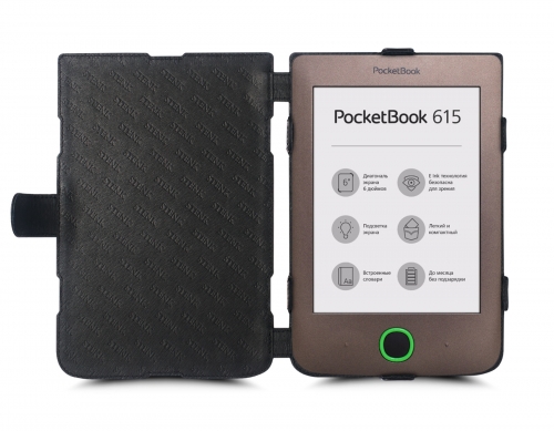 чехол-книжка на PocketBook 615 Черный Stenk Prime фото 2