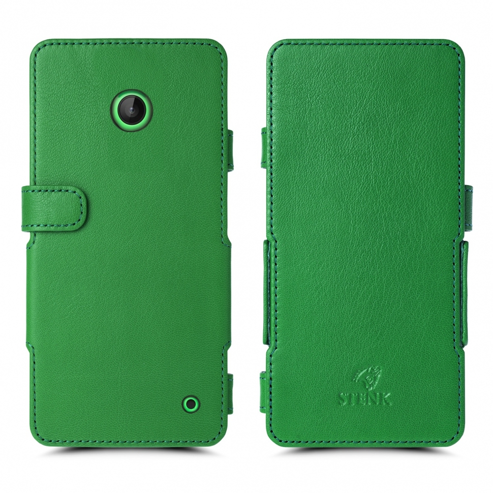 

Чехол книжка Stenk Prime для Nokia Lumia 630 Зелёный