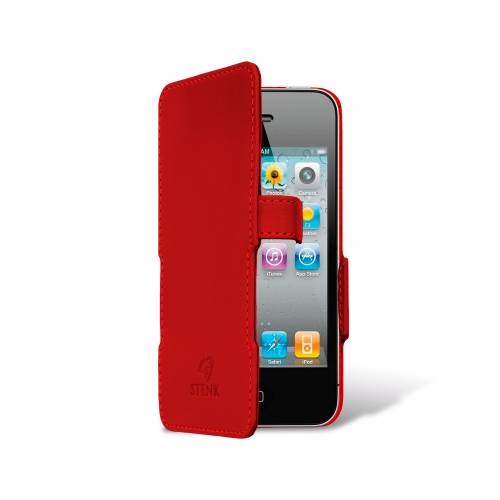 чохол-книжка на Apple iPhone 4 /4S Червоний Stenk Сняты с производства фото 2