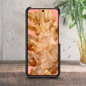 Кожаная накладка Stenk Cover для Google Pixel 8 Чёрная