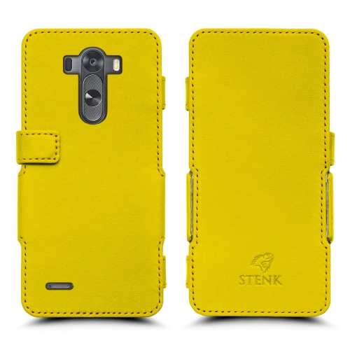 чохол-книжка на LG G3s Duo D724 Жовтий Stenk Сняты с производства фото 1