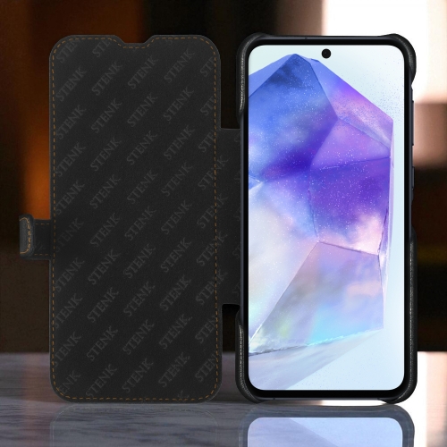 чехол-книжка на Samsung Galaxy A55 Черный Stenk Premium фото 2