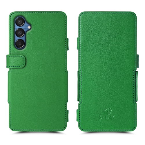 чехол-книжка на Samsung Galaxy M15 Зелёный  Prime фото 1