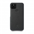 Кожаная накладка Stenk Cover для Google Pixel 5 Чёрная