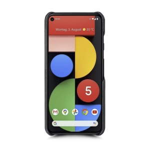 Шкіряна накладка Stenk Cover для Google Pixel 5 Чорна