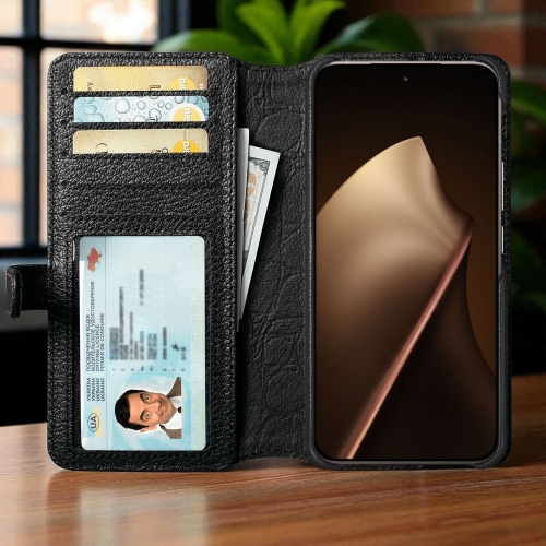 чохол-гаманець на Xiaomi 15T Pro Чорний Stenk Premium Wallet фото 2