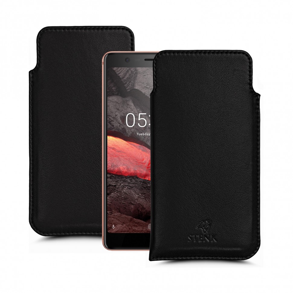 

Футляр Stenk Elegance для Nokia 5.1 Чёрный, Черный