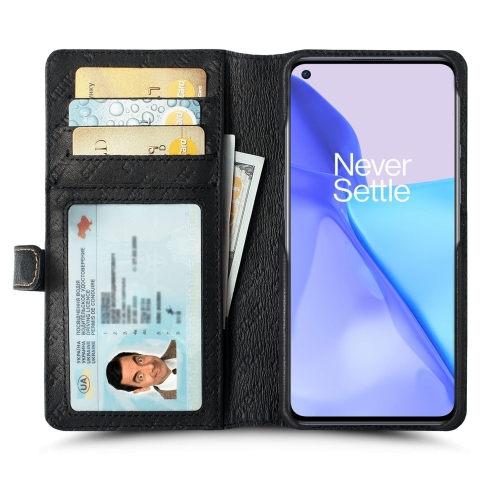 чехол-кошелек на OnePlus 9 Черный Stenk Premium Wallet фото 2