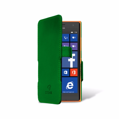 чохол-книжка на Nokia Lumia 730 Зелений Stenk Сняты с производства фото 2