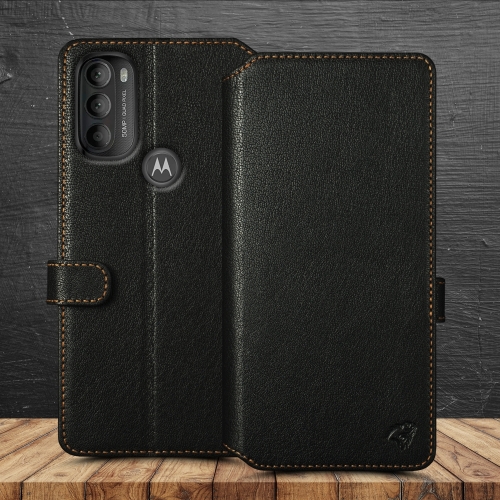 чехол-кошелек на Motorola Moto G71 5G Черный Stenk Premium Wallet фото 1