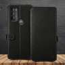 Чехол книжка Stenk Premium Wallet для Motorola Moto G71 5G Чёрный