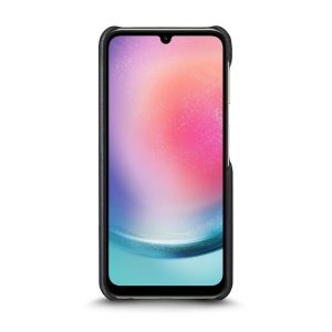 Шкіряна накладка Stenk Cover для Samsung Galaxy A24 4G Чорна