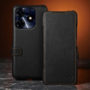 Чехол книжка Stenk Premium для TECNO Spark 10 Pro Чёрный