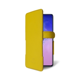 Чехол книжка Stenk Prime для Samsung Galaxy S10 Lite Желтый