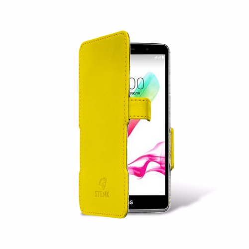 чохол-книжка на LG G4 Stylus Жовтий Stenk Сняты с производства фото 2