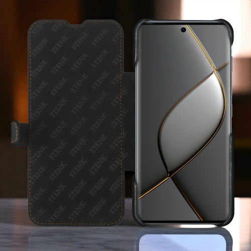 чехол-книжка на TECNO Spark 20 Pro Plus Черный Stenk Premium фото 2