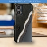 Чехол книжка Stenk Premium для Motorola Moto G85 Чёрный