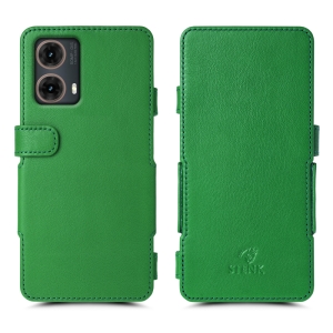 Чехол книжка Stenk Prime для Motorola Moto G85 Зелёный