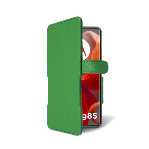 чехол-книжка на Motorola Moto G85 Зелёный  Prime фото 2