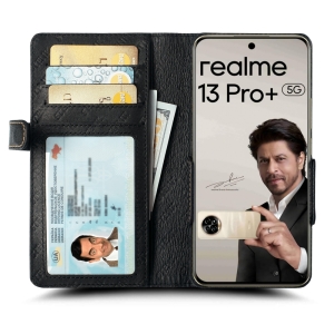Чохол книжка Stenk Wallet для Realme 13 Pro Plus Чорний