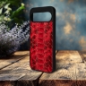 Накладка SkinBacker Python Scales для Google Pixel 9 Pro Червоний