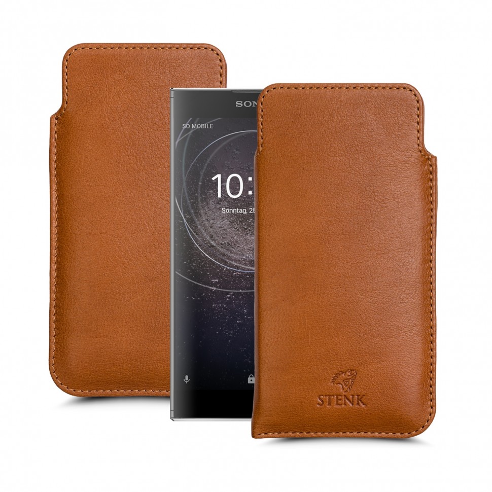 

Футляр Stenk Elegance для Sony Xperia XA2 Camel, Светло-коричневый